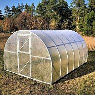 Теплица из плоского бесцветного шифера ИталПласт