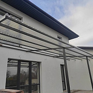 Шифер перед домом